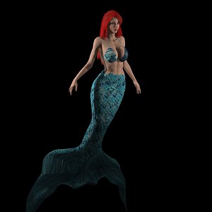 3D The Mermaid
