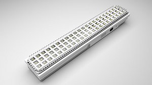 3D Led Emergency Light model