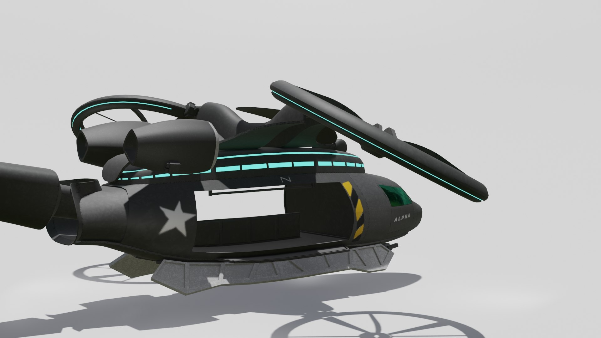 Sci Fi Aircraft 3d Model - Turbosquid 2051447