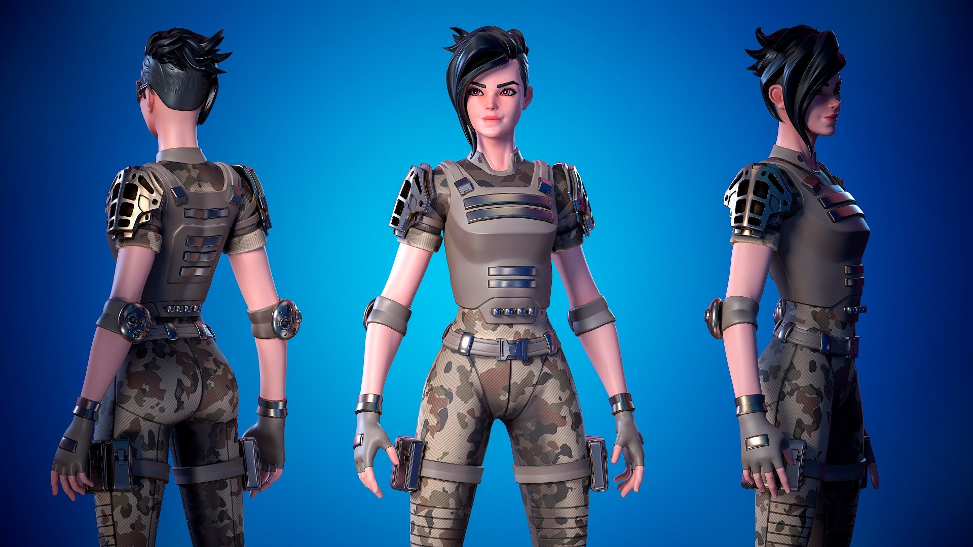 Stylized Female Soldier - Modular Character 3D https://p.turbosquid.com/ts-thumb/kc/HtRVl5/4S/12/jpg/1757606063/1920x1080/fit_q87/f7680fc28d37e294e13e1302877274988cf8d879/12.jpg
