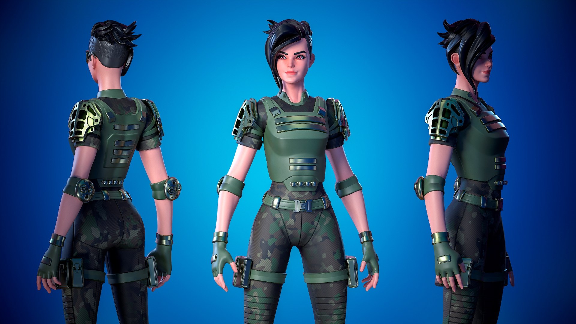 Stylized Female Soldier - Modular Character 3D https://p.turbosquid.com/ts-thumb/kc/HtRVl5/97/15/jpg/1757606064/1920x1080/fit_q87/06740d54441186af876cc049af26a5e8fe5b0019/15.jpg