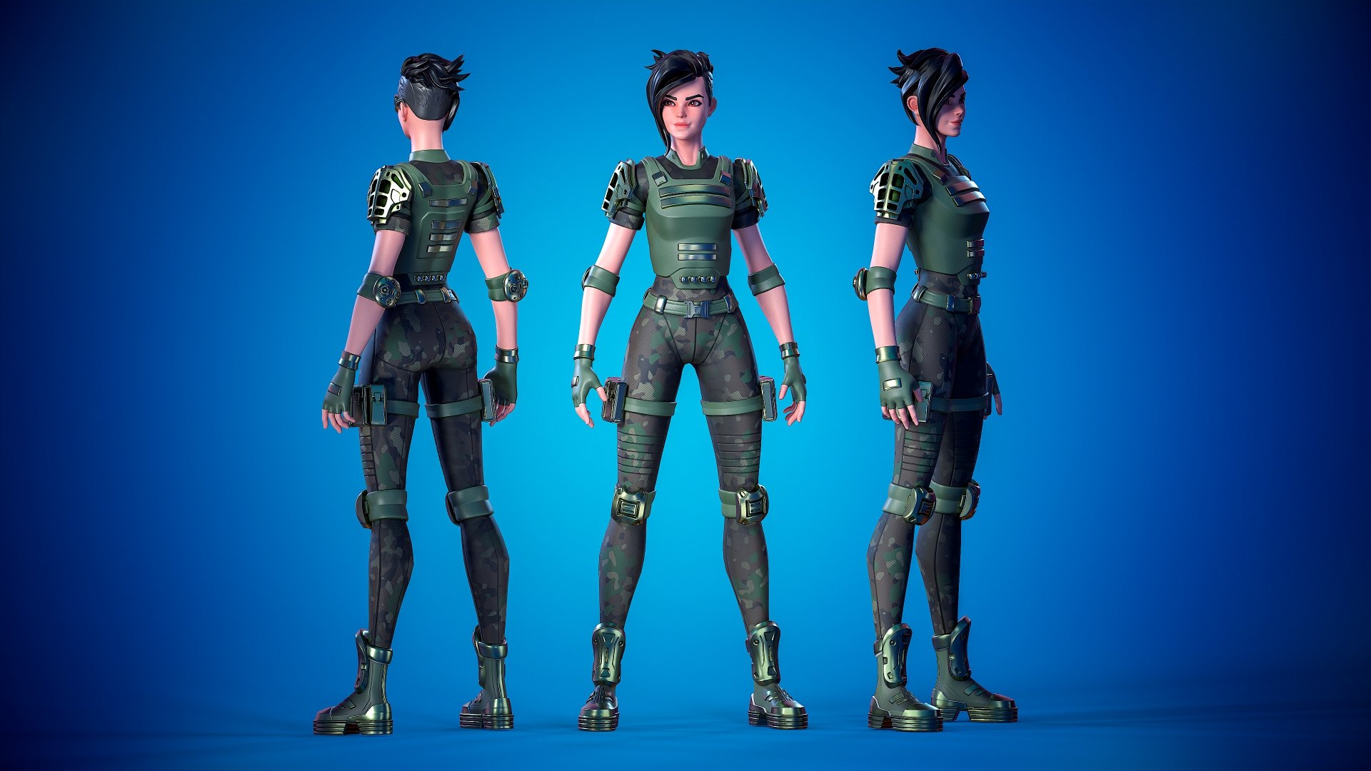 Stylized Female Soldier - Modular Character 3D https://p.turbosquid.com/ts-thumb/kc/HtRVl5/vM/14/jpg/1757606064/1920x1080/fit_q87/382217f0d8b74abc3d22e82a4c6146f1a64580e1/14.jpg
