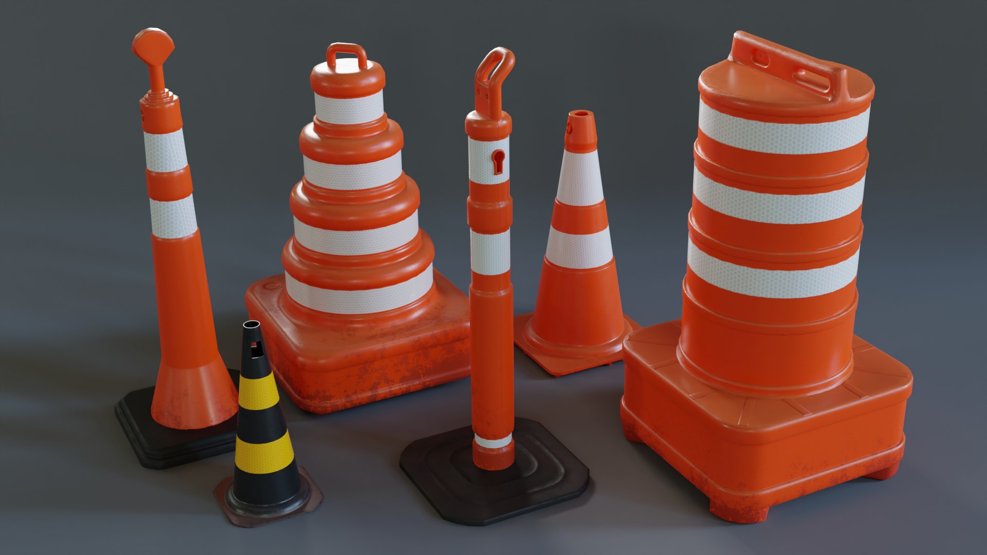 Cones de transito 3D model https://p.turbosquid.com/ts-thumb/kc/I3GmBZ/wj/colcone/png/1680563736/1920x1080/fit_q87/118bf6fad3795989f1458b420720fea9c4738a00/colcone.jpg