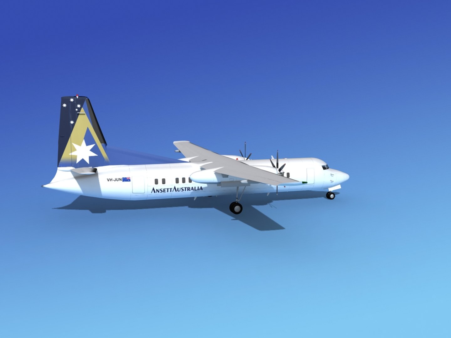 3d Model Fokker 50