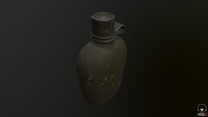 Old used Drinking Bottle