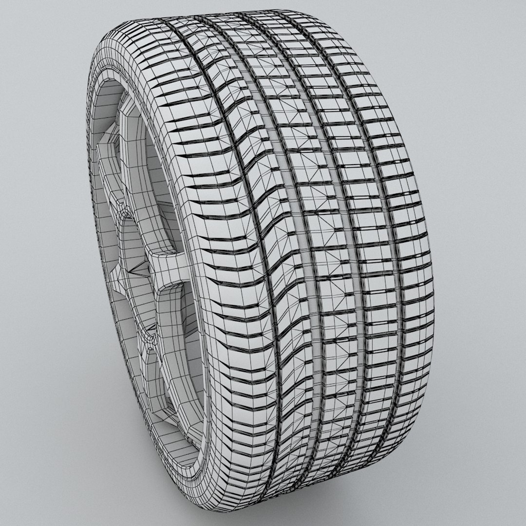 3d Model 5zigen Proracer Gn Rim Wheel