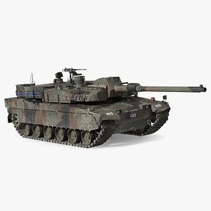 Korean Tank K2 Camouflage Color Dirty