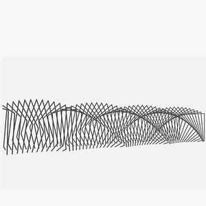 parametric pergola 3D model