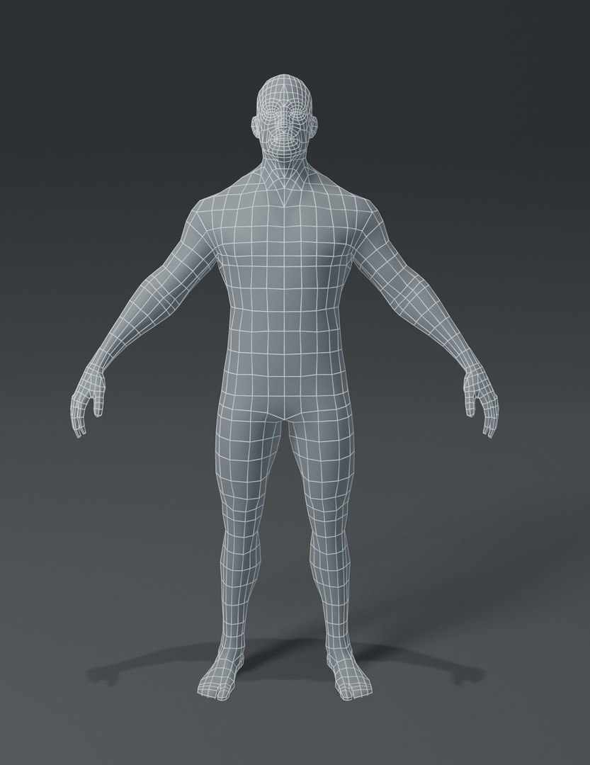 3D Male and Female Body Base Mesh 3D Model model - TurboSquid 1774957