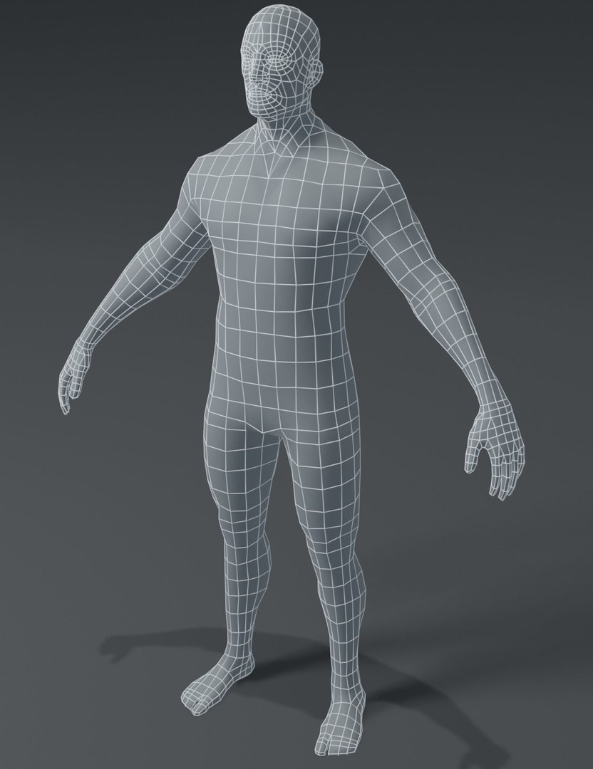 3D Male and Female Body Base Mesh 3D Model model - TurboSquid 1774957