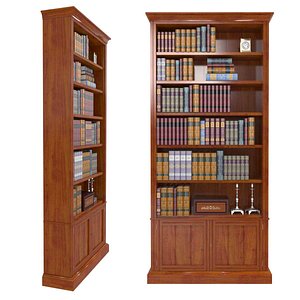 victorian bookcase walnut model