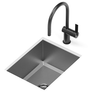 3D model MOEN kitchen sink G16430