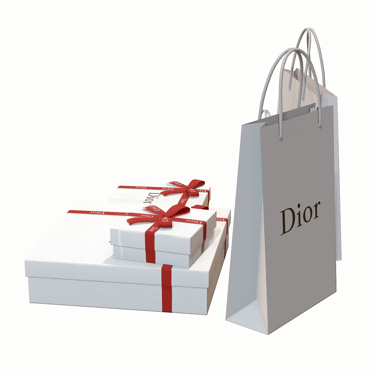 3D dior box gift - TurboSquid 1652685