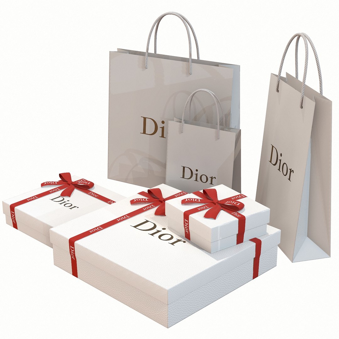 3D Dior Box Gift - TurboSquid 1652685