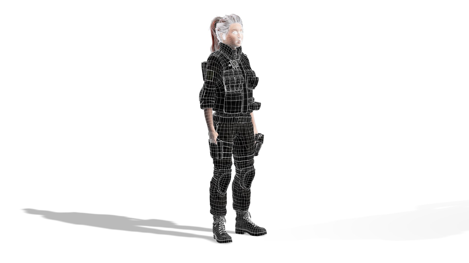 Realistic SWAT Officer Woman 3D Character model https://p.turbosquid.com/ts-thumb/kc/VPhapN/RZ/wire9/png/1790892385/1920x1080/fit_q87/d916cc3b05e64ba587c948d279fead5430da05b3/wire9.jpg