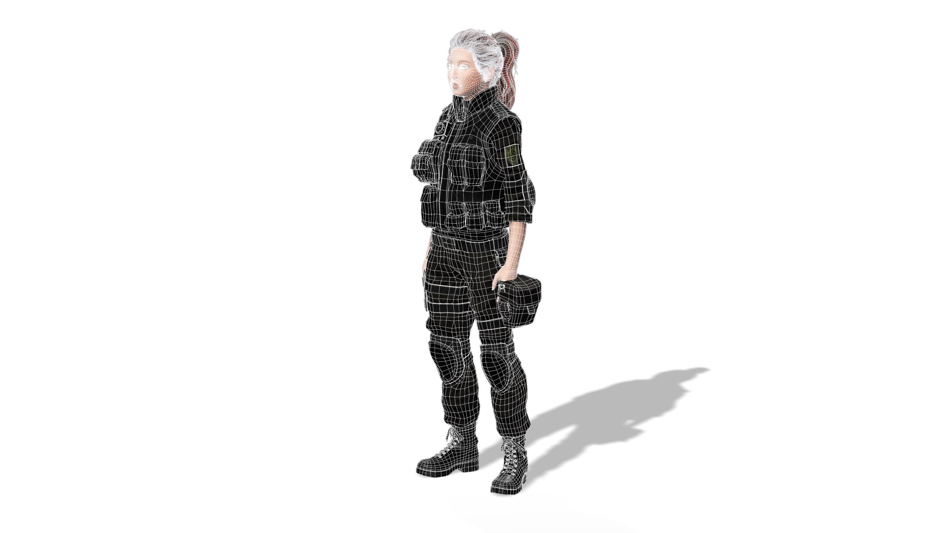 Realistic SWAT Officer Woman 3D Character model https://p.turbosquid.com/ts-thumb/kc/VPhapN/kh/wire10/png/1790892386/1920x1080/fit_q87/bdd28e98becb1ec991883ab4a3bde5b4079b18c9/wire10.jpg