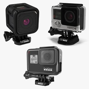 gopro cameras 4 cam 3D model