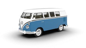 3D Volkswagen T1 Combi 1950 3d model model