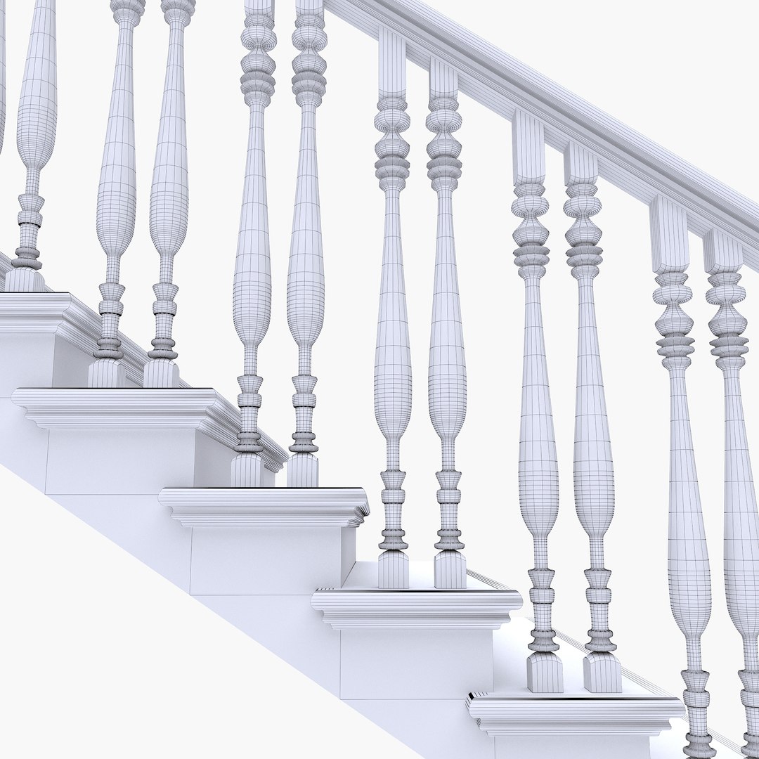 A set of stairs for interior visualizations 3D model - TurboSquid 2100174