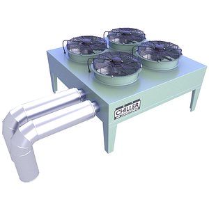 3D model Rooftop Chiller MP 19