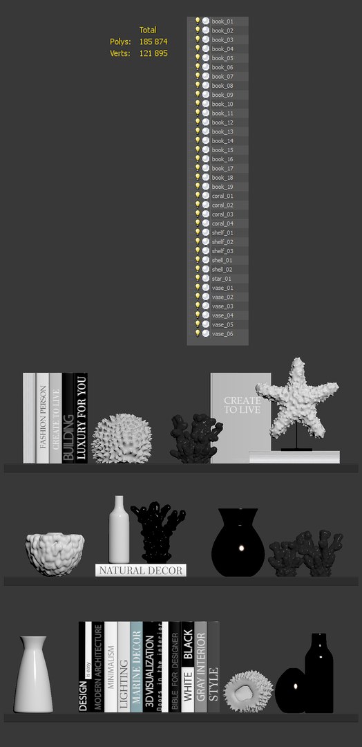 3D decorative corals books vases https://p.turbosquid.com/ts-thumb/kc/eagjgO/ODOckb37/wp/jpg/1511533764/1920x1080/fit_q87/6717f5ecb048e4892c402a22ad6bed9896439069/wp.jpg