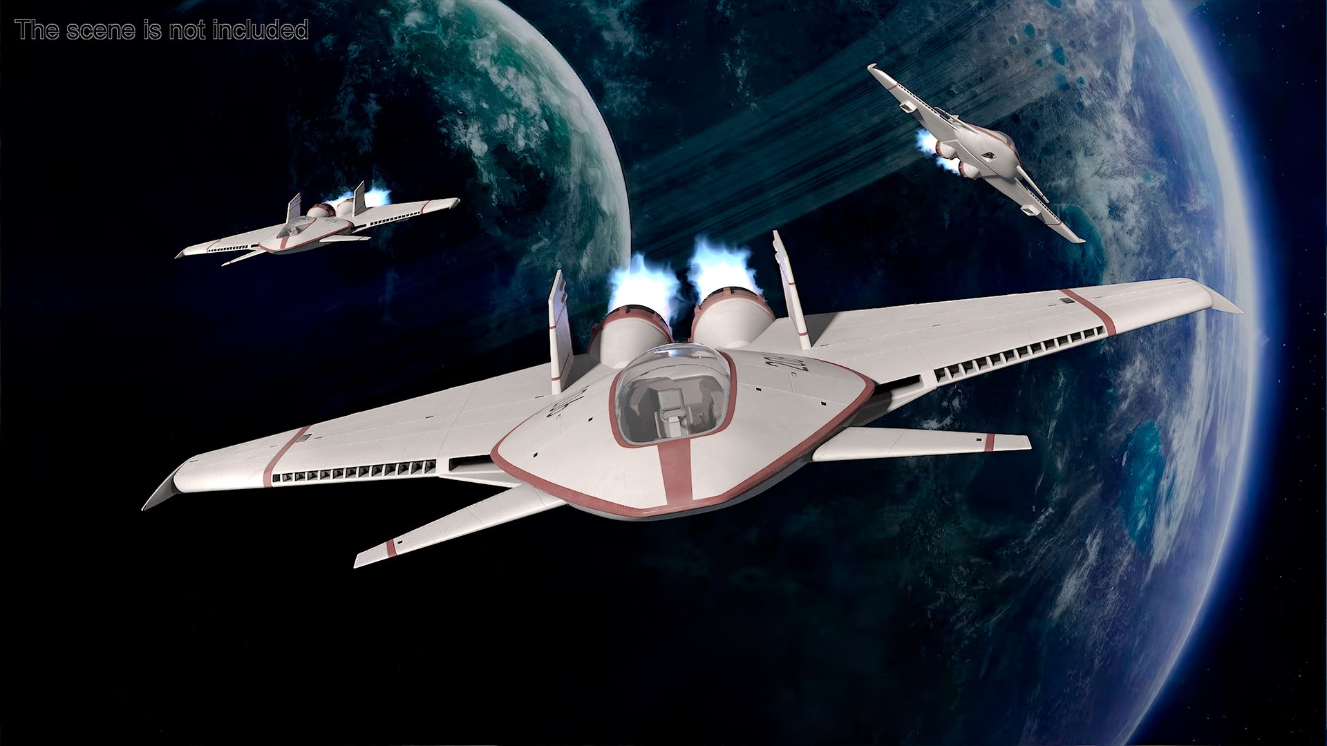 Futuristic Racer Spacecraft Rigged Model - TurboSquid 2258234