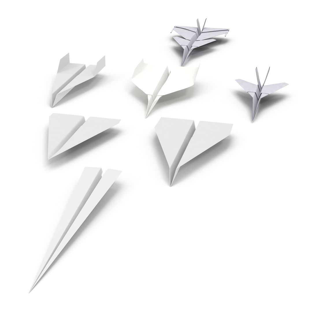 3d model of paper planes https://p.turbosquid.com/ts-thumb/kc/o8pEmU/ZVsSAaSy/paperplanescollection3dmodels04/jpg/1465834681/1920x1080/fit_q87/728516e09ef7706ffcf7343eef40e792571a164e/paperplanescollection3dmodels04.jpg