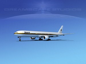 3d model boeing 777-300