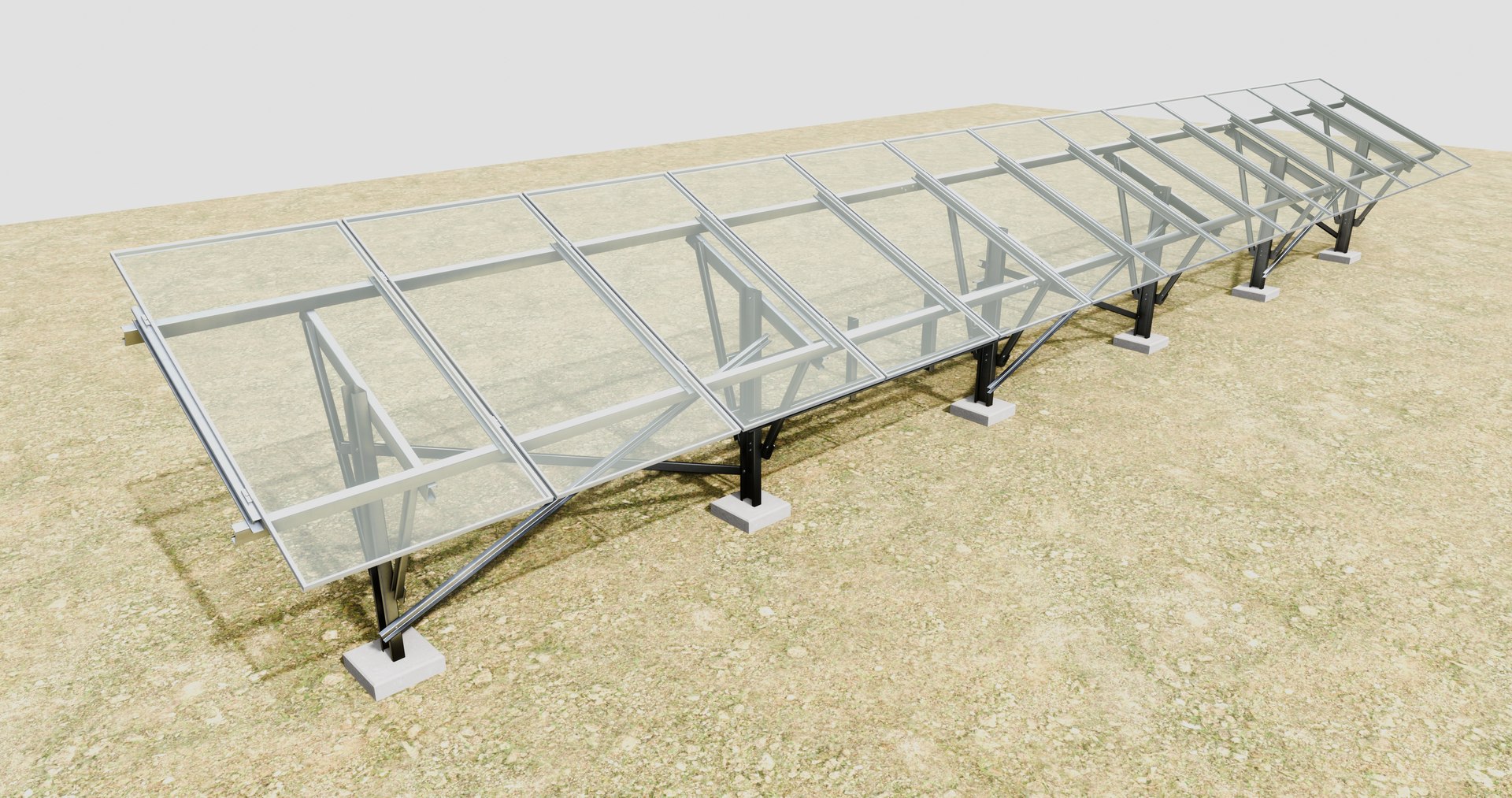 3D Single Column Solar Construction Type-2 - TurboSquid 2313700