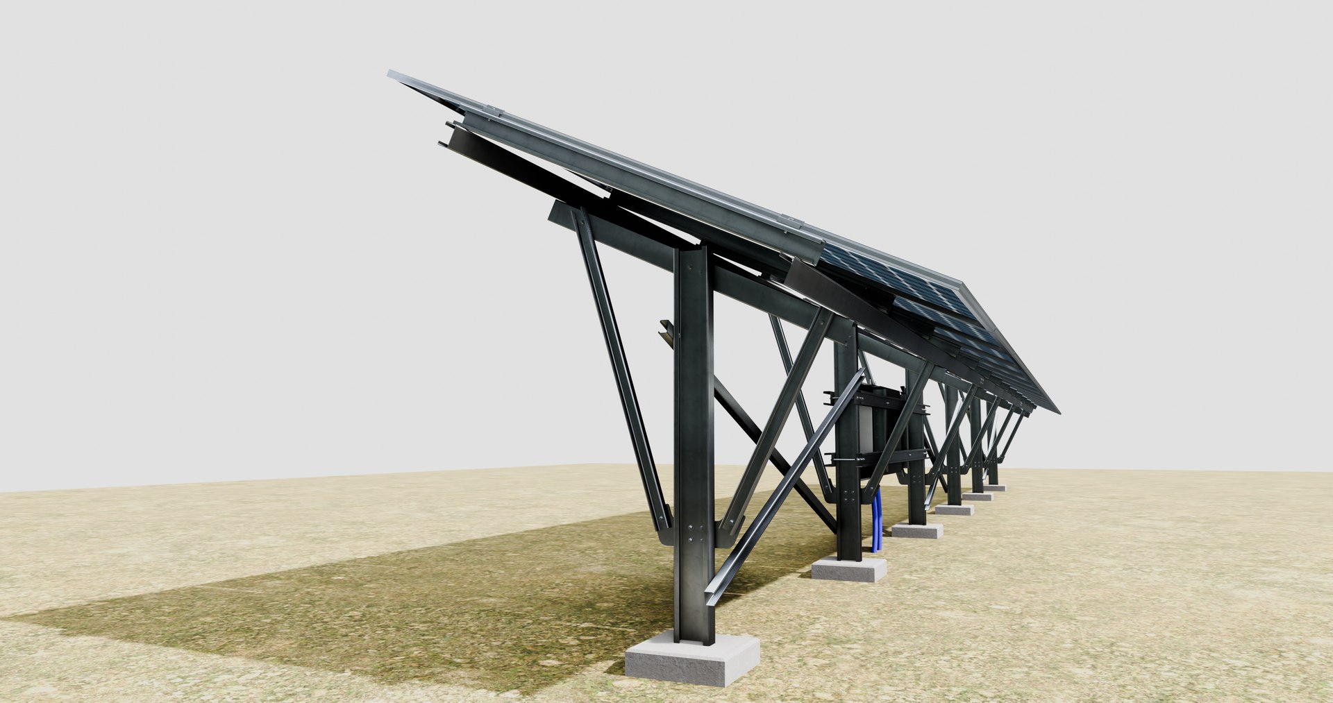 3D Single Column Solar Construction Type-2 - TurboSquid 2313700