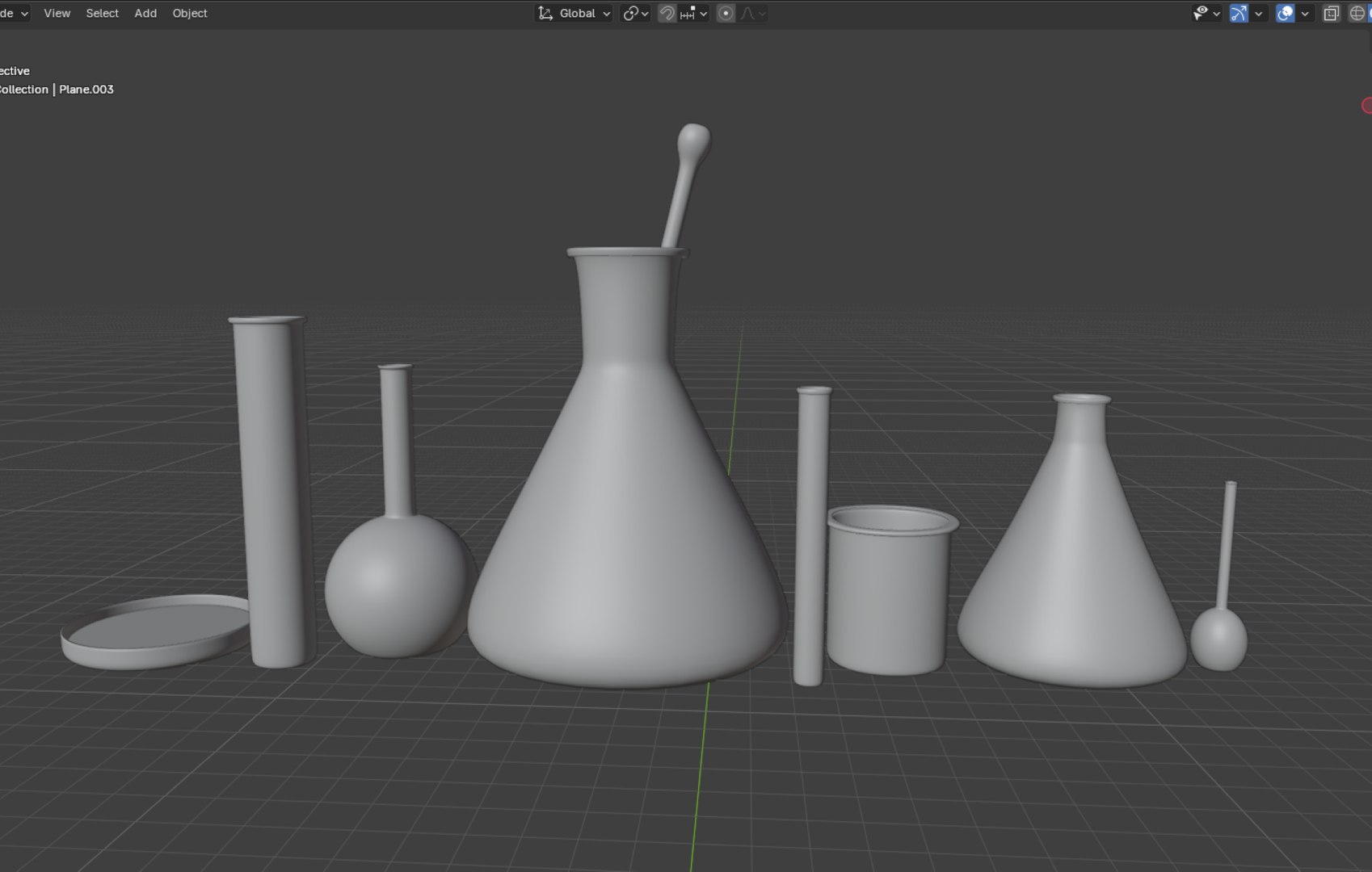 3D Laboratory Glassware And Chemical Flasks Set Model - TurboSquid 2630225