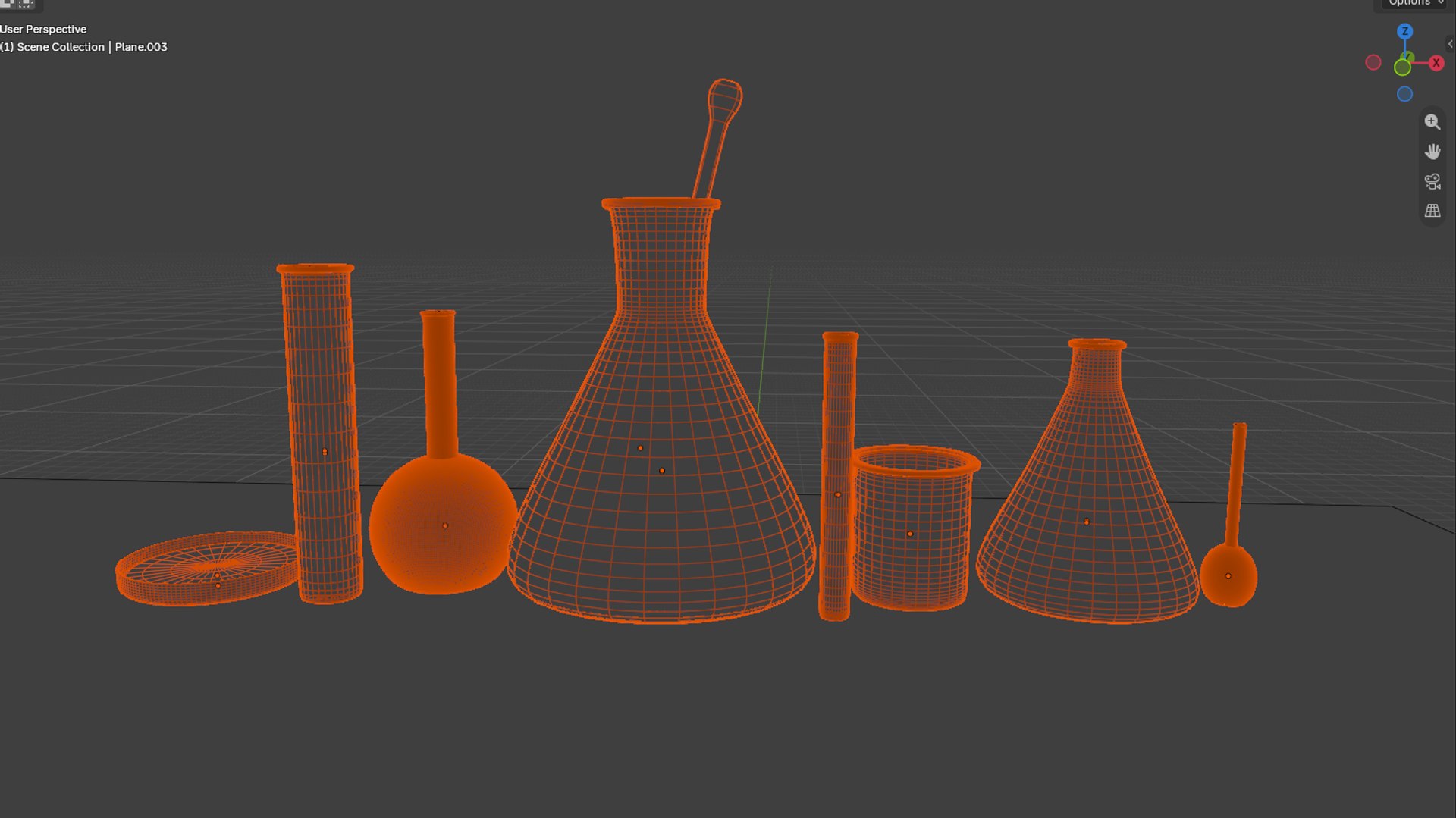 3D Laboratory Glassware And Chemical Flasks Set Model - TurboSquid 2630225