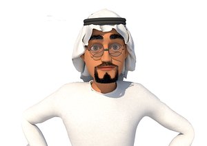 3D Arab Man model