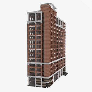 american office building 3D model