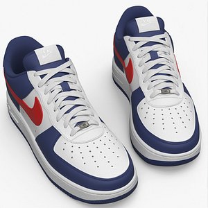 Nike Air Force 1 USA Leather Sneakers