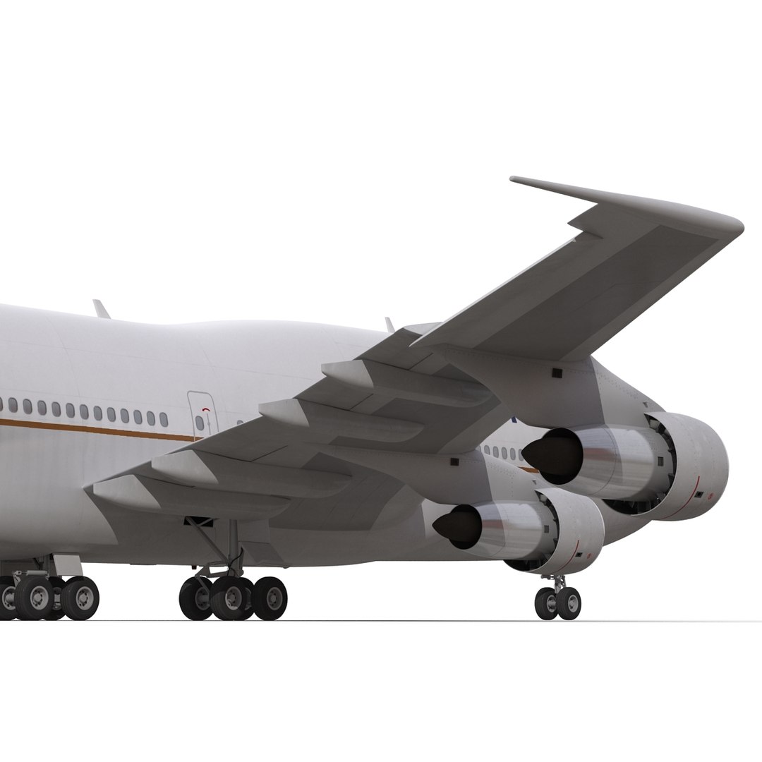 3d boeing 747 300 united