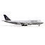 Boeing 747-300 United Rigged 3D Model