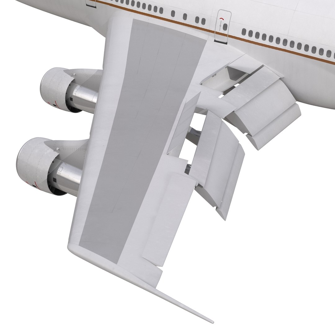 3d boeing 747 300 united