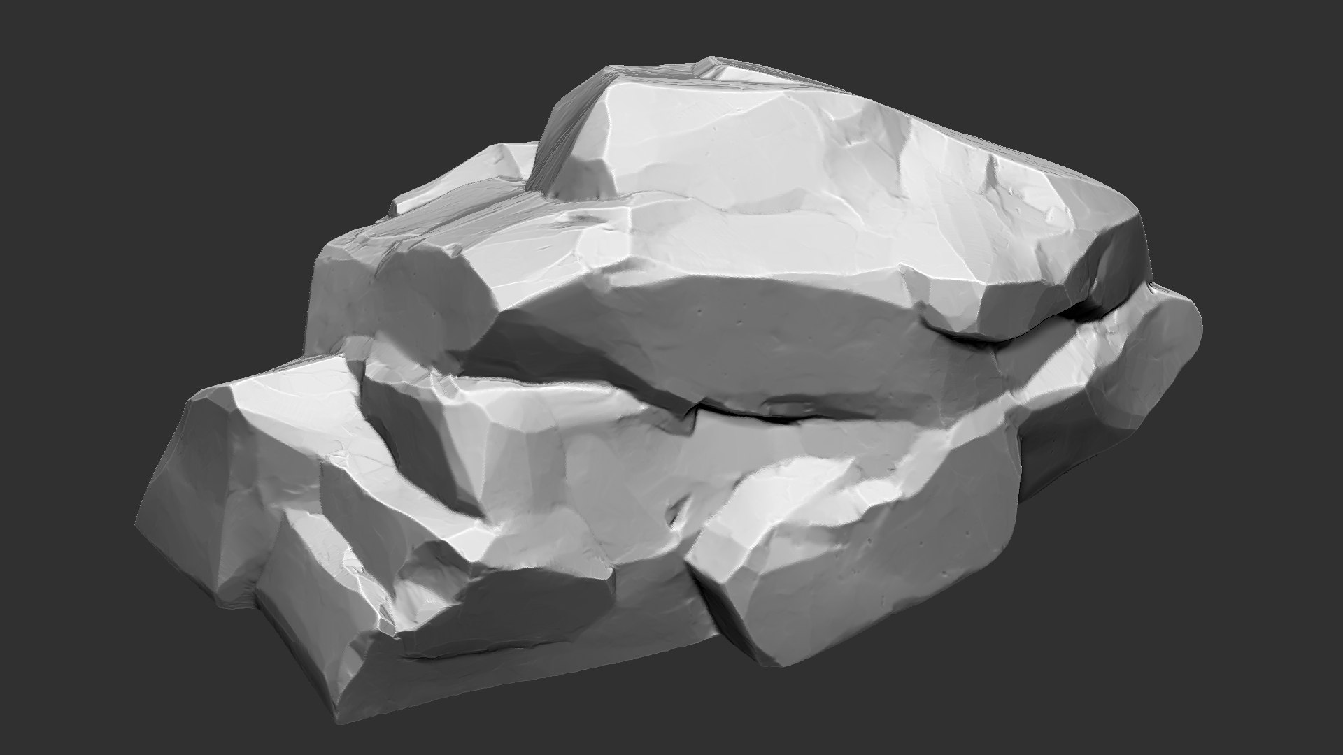 3D Model 3D Mountain Rock Zbrush Sculpt - TurboSquid 2060861
