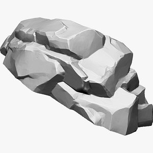 3D Rock Mountain Zbrush Sculpt