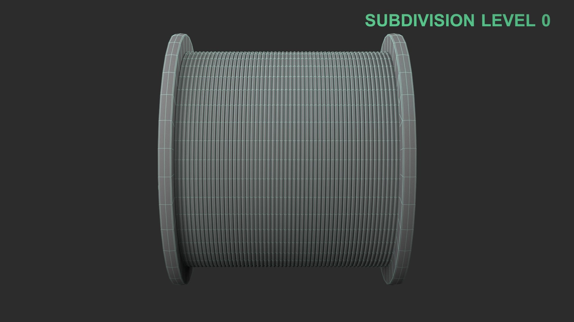 3D Steel Cable Reel https://p.turbosquid.com/ts-thumb/kd/9ECDLt/1K/wireframe_0008/jpg/1773150822/1920x1080/fit_q87/f49f9068c93bec1b6356c69b9e9da246029675ba/wireframe_0008.jpg