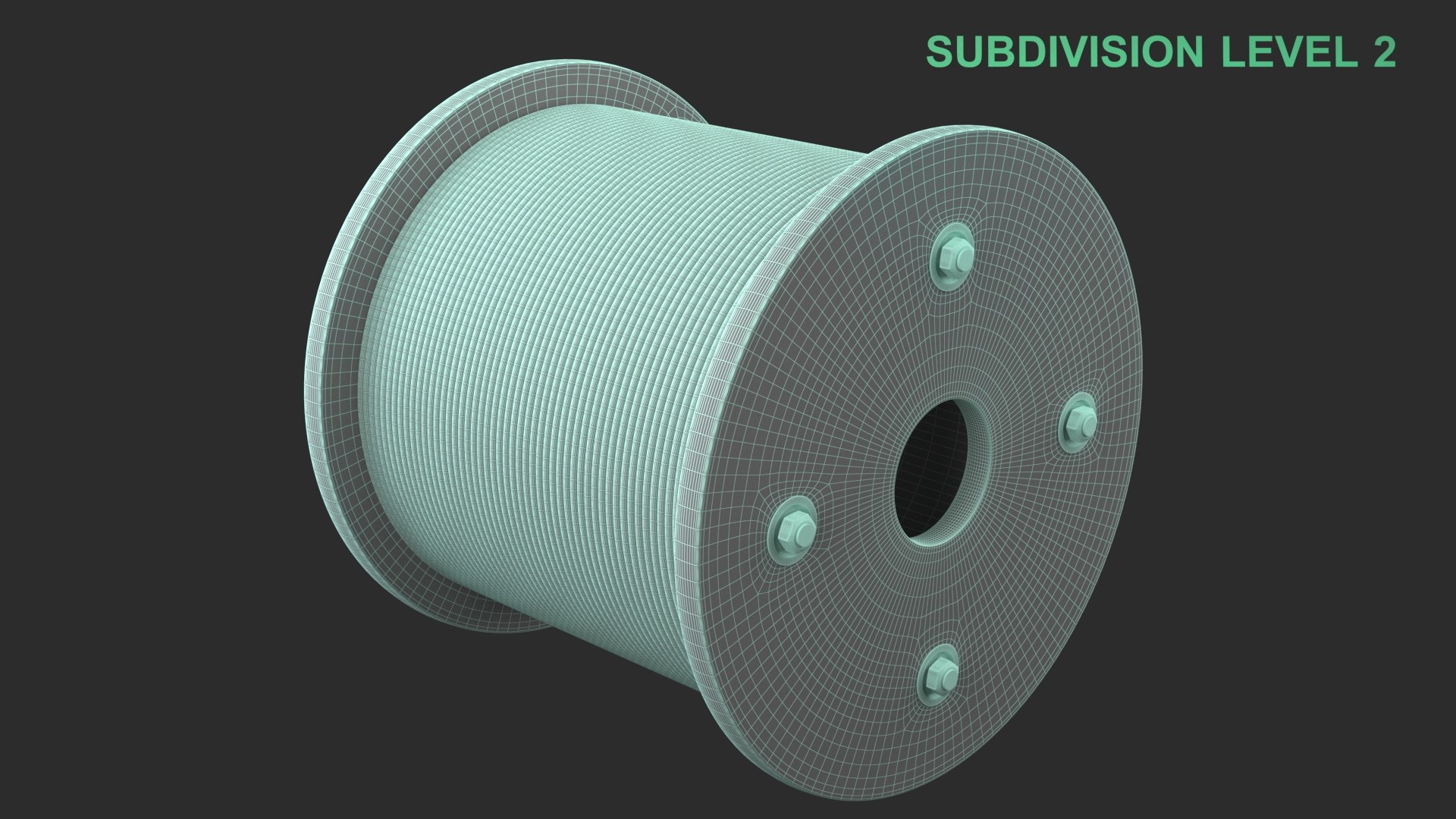 3D Steel Cable Reel https://p.turbosquid.com/ts-thumb/kd/9ECDLt/9Q/wireframe_0003/jpg/1773150820/1920x1080/fit_q87/cf01a560260b69c571e8c0819ece2204a805e30c/wireframe_0003.jpg