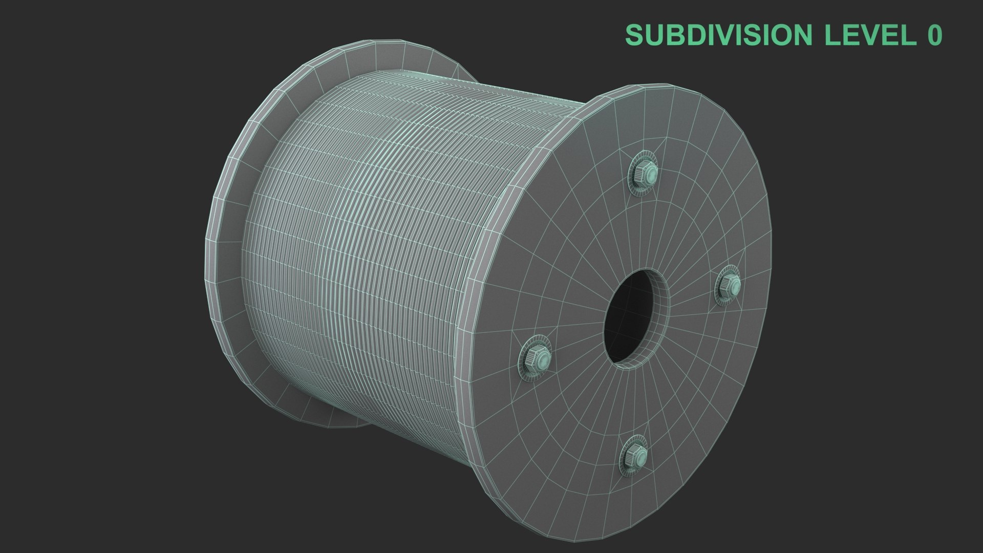 3D Steel Cable Reel https://p.turbosquid.com/ts-thumb/kd/9ECDLt/Pj/wireframe_0009/jpg/1773150822/1920x1080/fit_q87/5bebf03f840426c75a32197187535f8d3c99b076/wireframe_0009.jpg