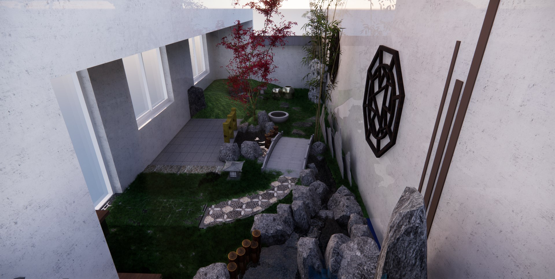 Patio Backyard And Garden-A7 3D Model - TurboSquid 2039335