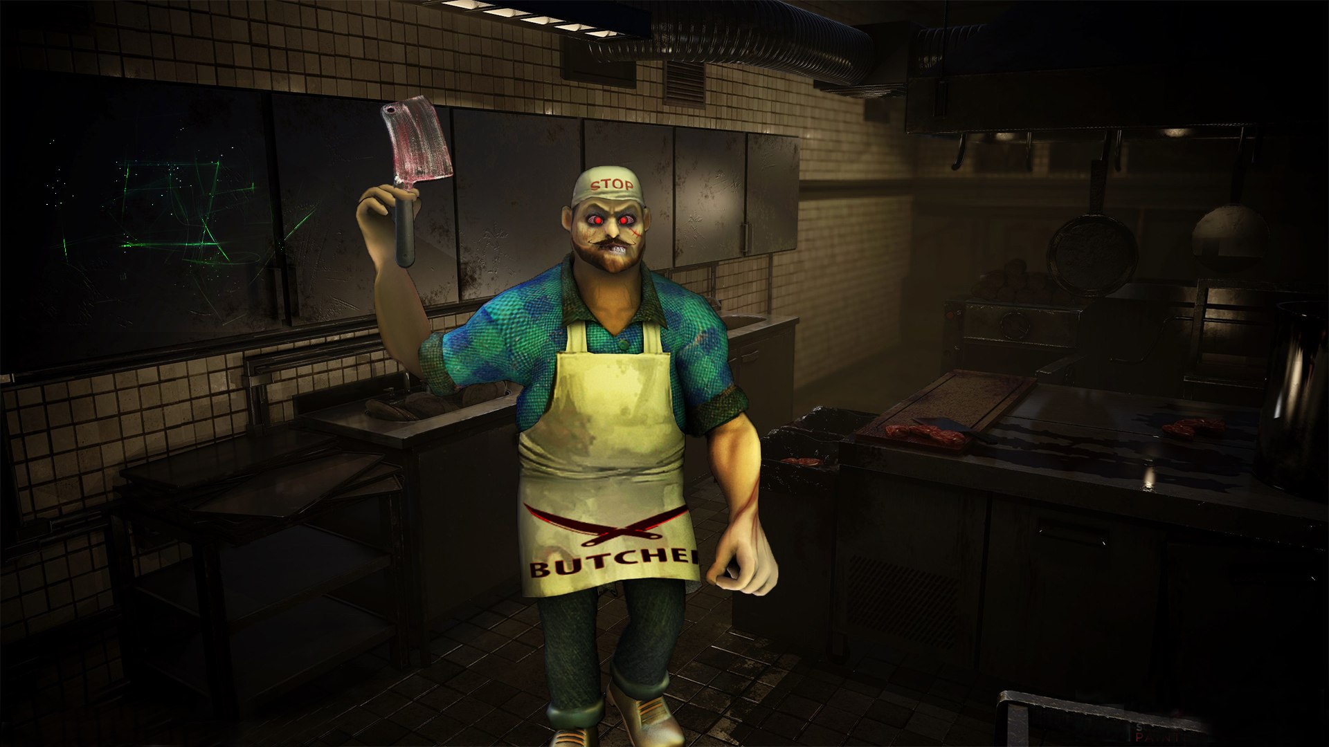 Scary Butcher Model - TurboSquid 1972148