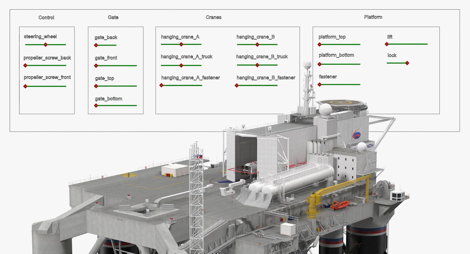 Sea launch platform odyssey model - TurboSquid 1413051