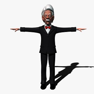 cartoon caricature 3d model