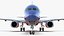 3D Southwest Airlines Boeing 737-900 ER with Cabin and Doors Rigged for Maya