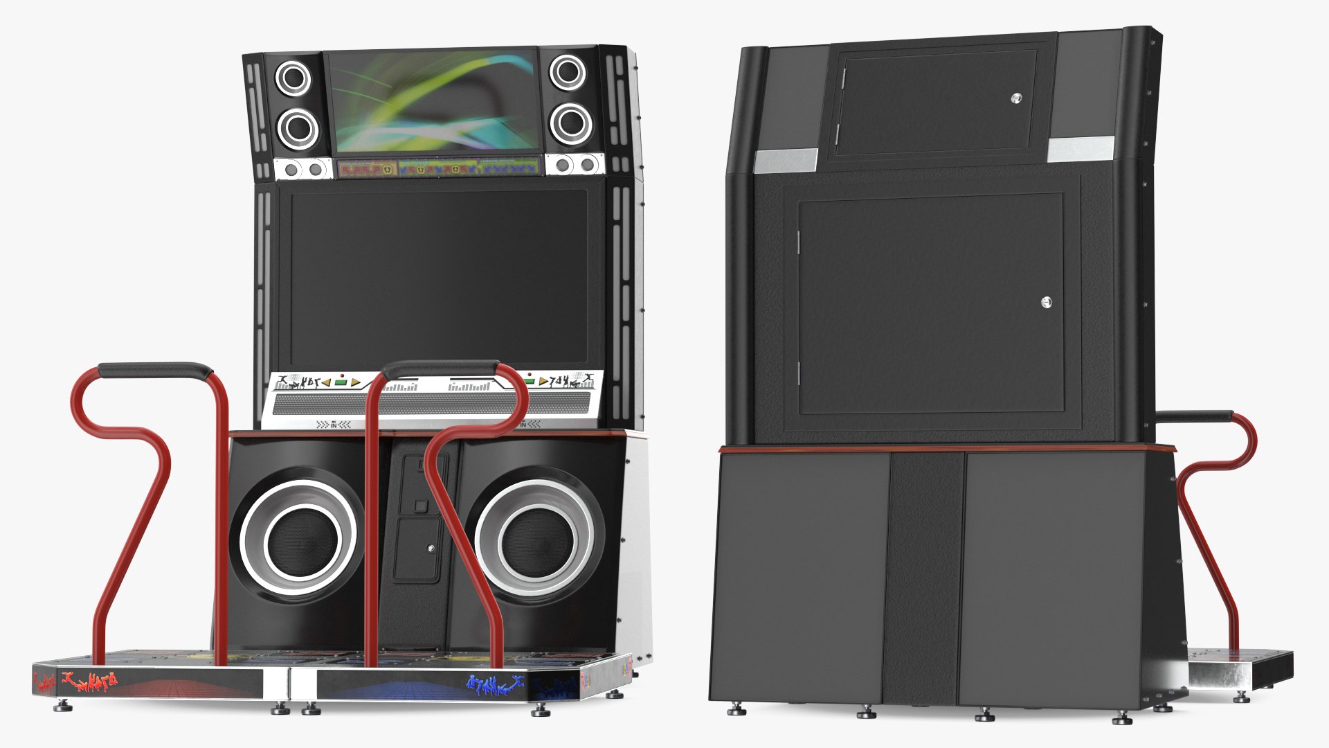 Dance Arcade Machine 3D https://p.turbosquid.com/ts-thumb/kd/HgiKV4/JO/dancearcademachinevray3dmodel005/jpg/1621930783/1920x1080/fit_q87/dc7685b0c11d1a3e741b1042074900309b95f2df/dancearcademachinevray3dmodel005.jpg