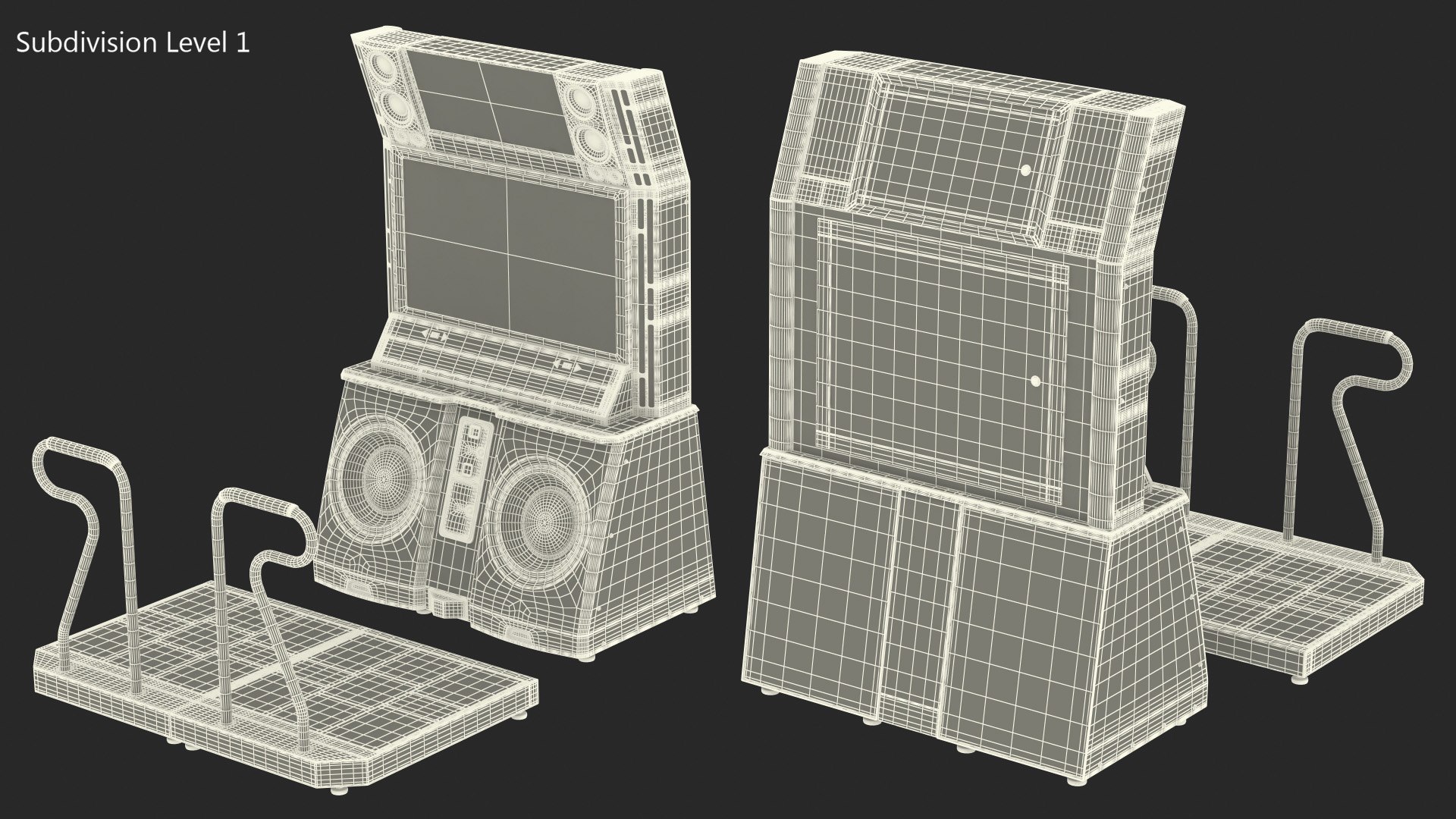 Dance Arcade Machine 3D https://p.turbosquid.com/ts-thumb/kd/HgiKV4/US/dancearcademachinevray3dmodel018/jpg/1621930849/1920x1080/fit_q87/a29d8eee5c9e59cd0b9047503f112a7f42140a3c/dancearcademachinevray3dmodel018.jpg